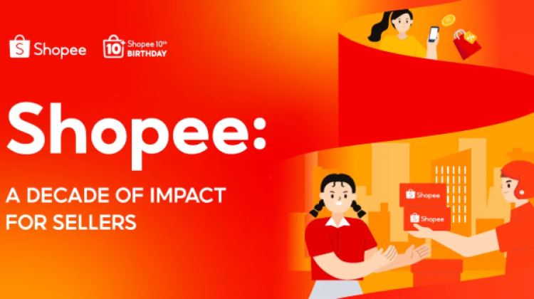 Shopee 10 ปี กวาดรายได้ร้านค้าท้องถิ่นทะลุ 2.7 แสนล้านดอลลาร์เลยทีเดียว